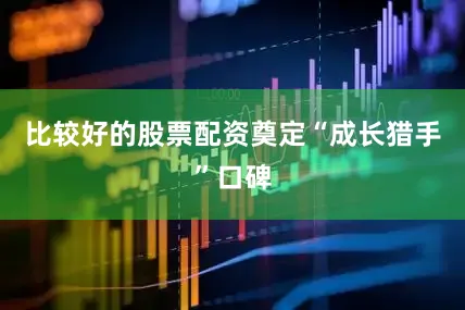 比较好的股票配资奠定“成长猎手”口碑